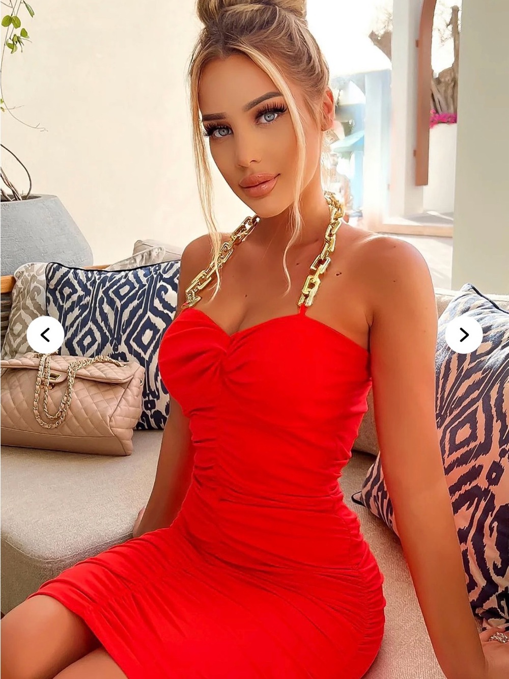 Fashion Nova Mint Ruched Mini Dress